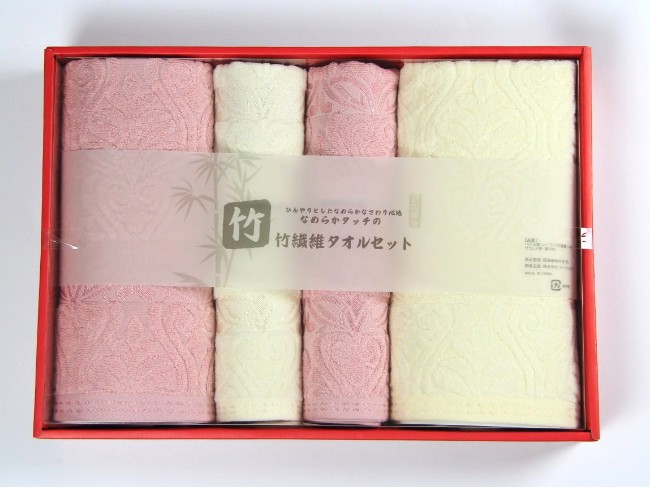 竹纖維抗菌毛巾禮盒-春暖花開套裝