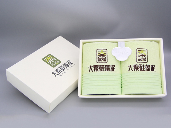 大秦硅藻泥—毛巾禮品定制案例